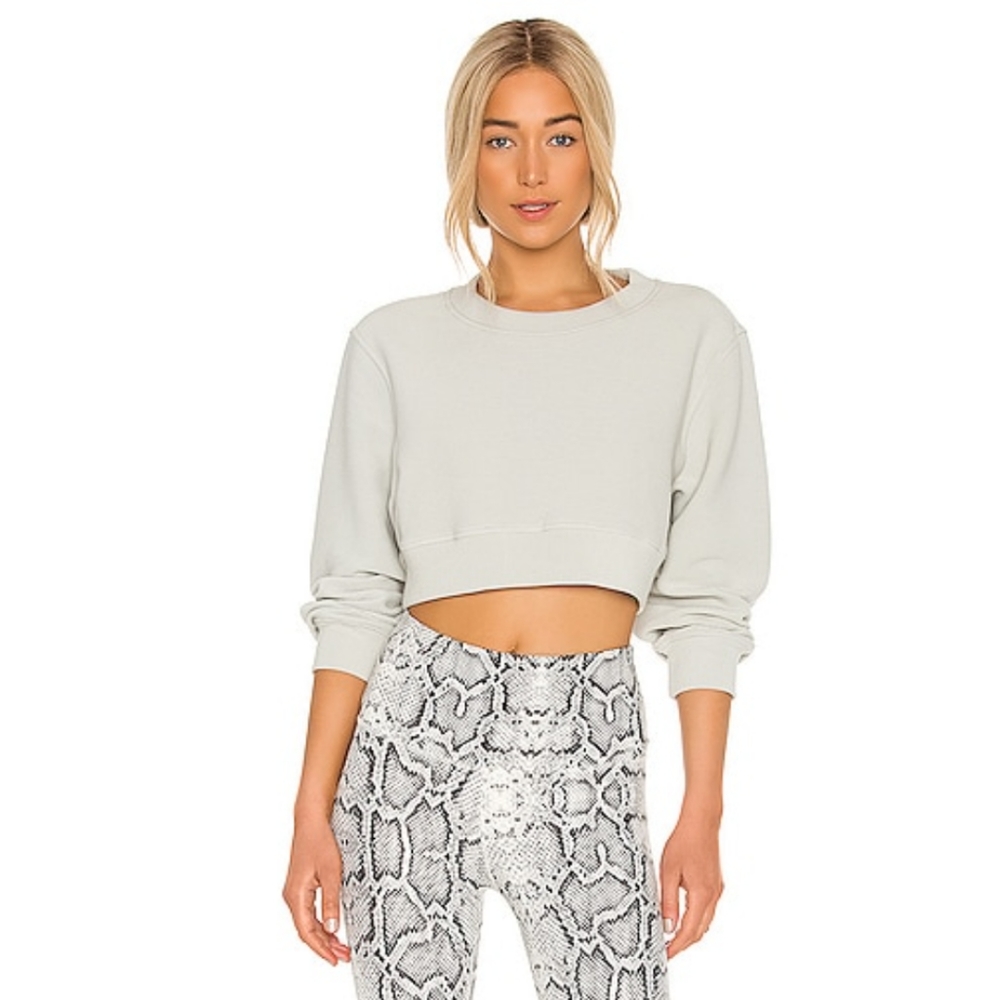 Varley Albata 2.0 Sweatshirt In Grey Mint